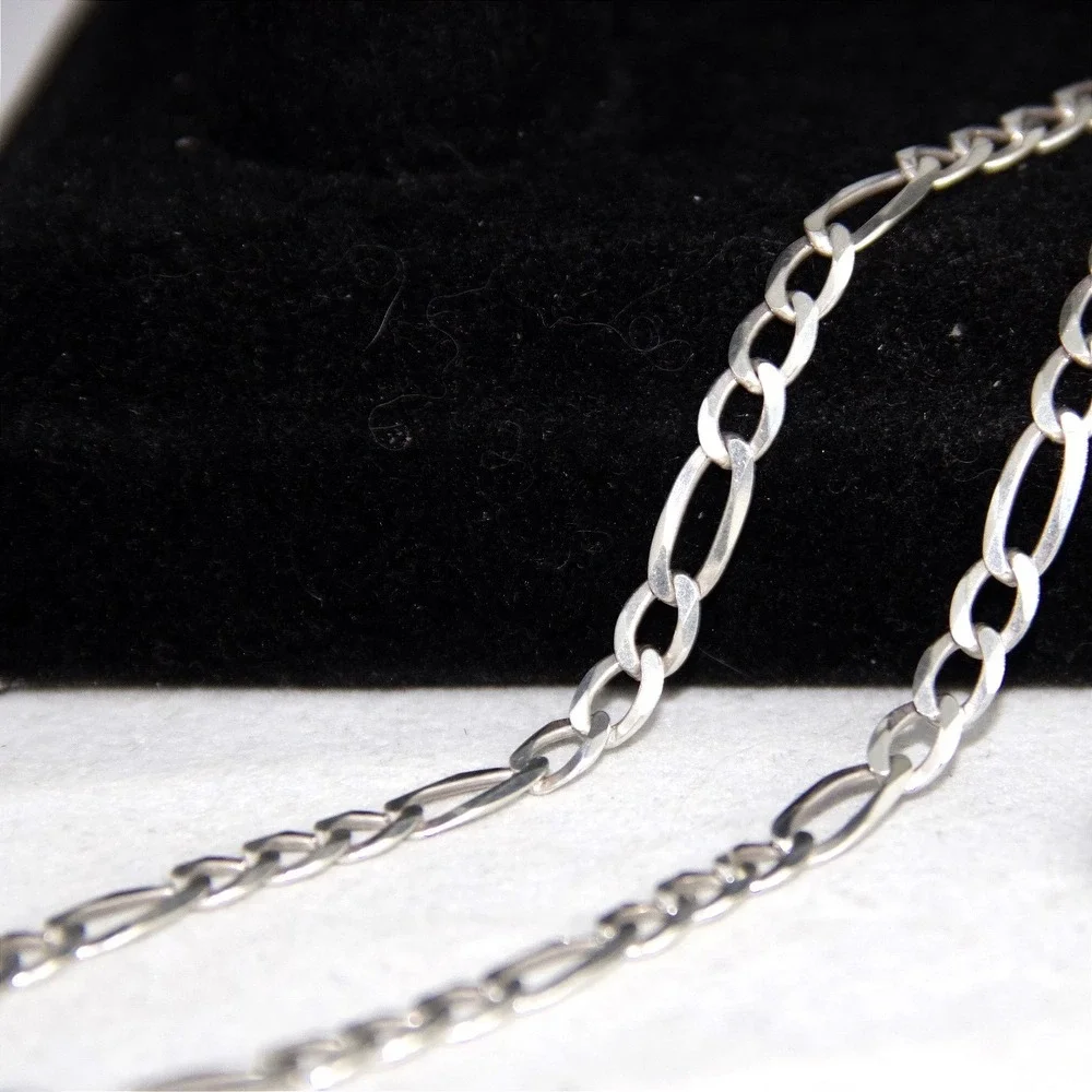 Sterling silver figaro